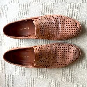 Trask Suede Lasercut Loafers